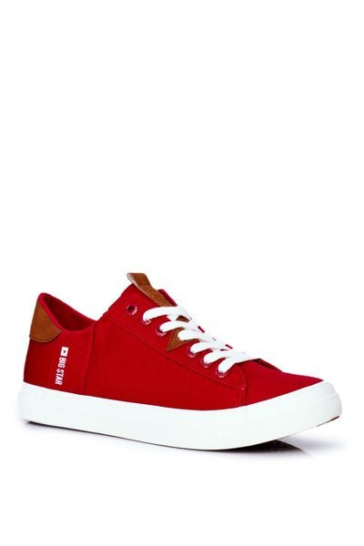Baskets Big Star pour hommes rouges FF174315