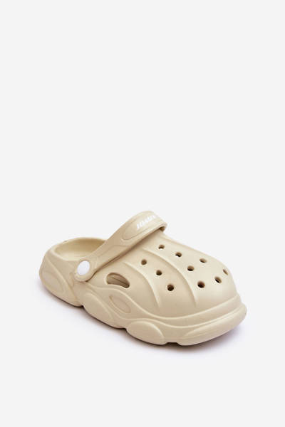 Kinder-Schaumhausschuhe Crocs Beige Cloudy