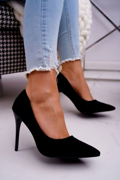 Femei negre din piele de piele neagră Stilettos Betty