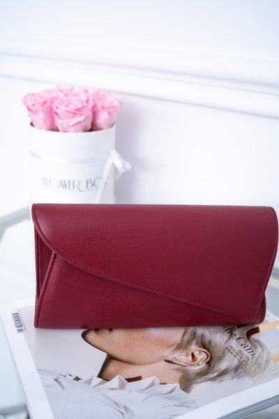 Damen Clutch Tasche Maroon