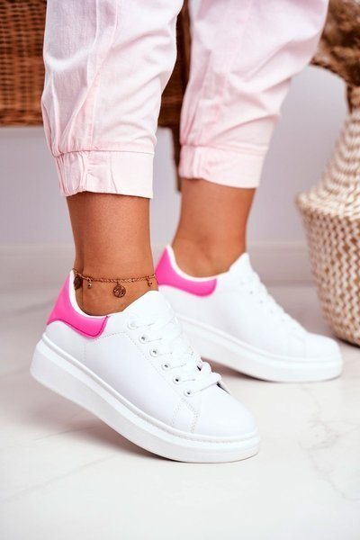 Chaussures de Sport Femme Lu Boo Blanc Fuchsia Matilda