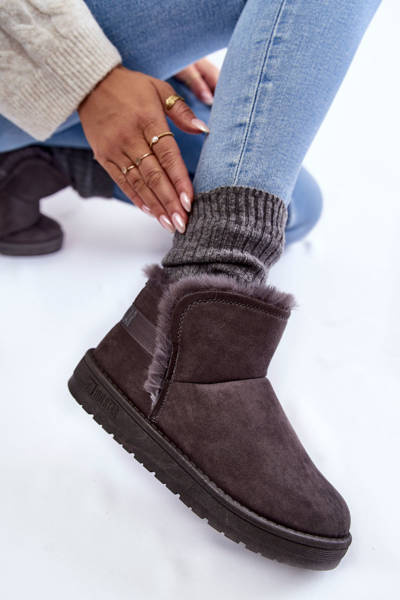 Bottes de neige pour femmes Big Star KK274623 Gris