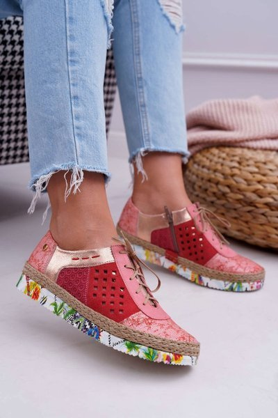 Demi-bottes en cuir pour femmes Maciejka Corail 03339-18