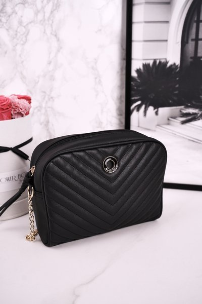 Női Clutch táska MONNARI BAG0202-020 steppelt fekete
