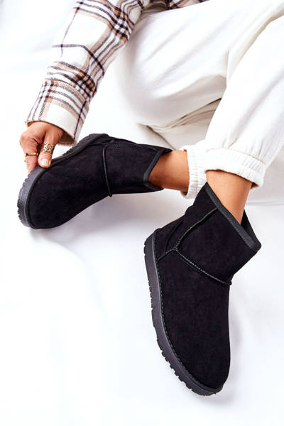 Bottes de Neige Doublées Polaire Noir Vicandi