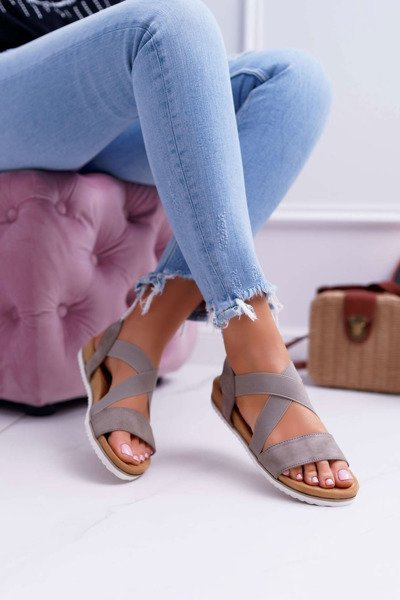 Women's Sandals With Erasers Khaki Itako