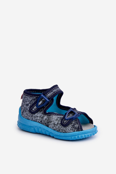 Kinder Hausschuhe-Sandalen NEL 310-19 GOKIDS Graphit