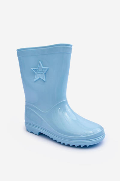 Bottes en caoutchouc pour enfants bleu clair Malvi