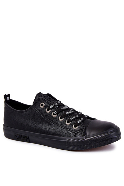 Men's Leather Sneakers Big Star KK174053 Black