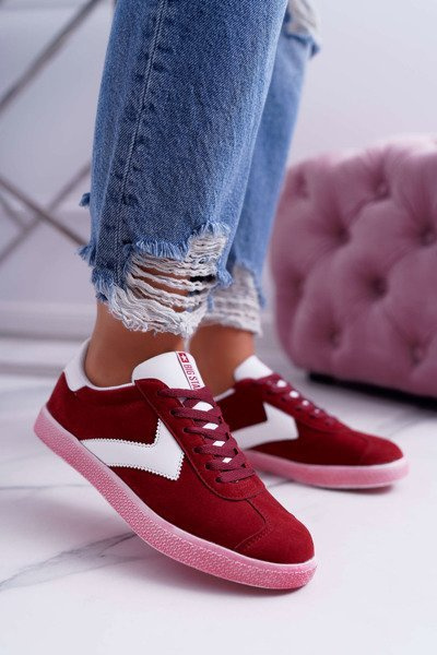 Chaussures de sport pour femmes Big Star rouge DD274298