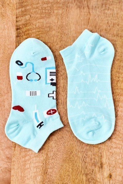 Chaussettes Dépareillées Vert Médical