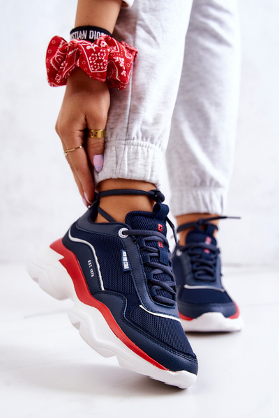 Sportschuhe für Damen Big Star JJ274A117 Marineblau