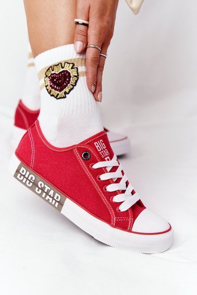 Baskets Femme BIG STAR HH274115 Rouge