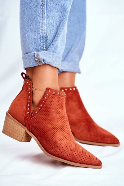 Bottes pour femmes à talons hauts Orange Margate