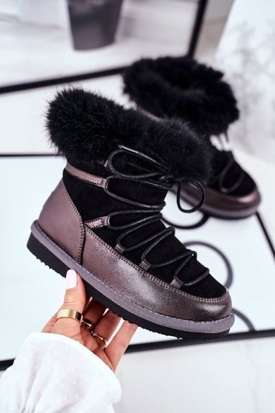 Kinder-Schneestiefel Big Star Schwarz GG374083