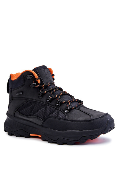 Chaussures de trekking chaudes pour hommes Cross Jeans KK1R4018C Noir