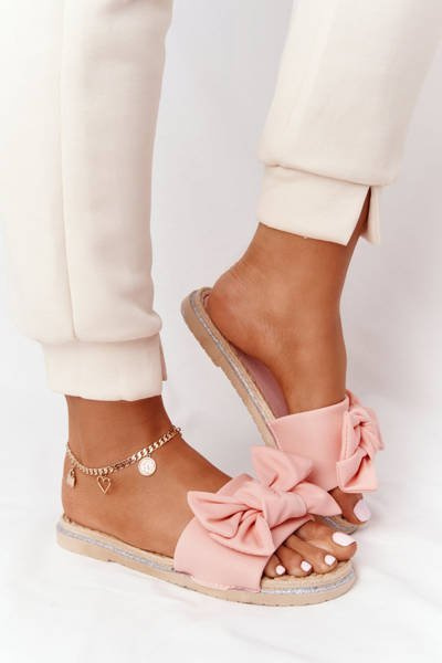 Chaussons En Caoutchouc Avec Noeud Corail Andrea