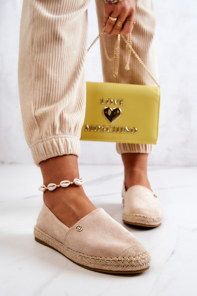 Női velúr Espadrilles bézs Joaquin