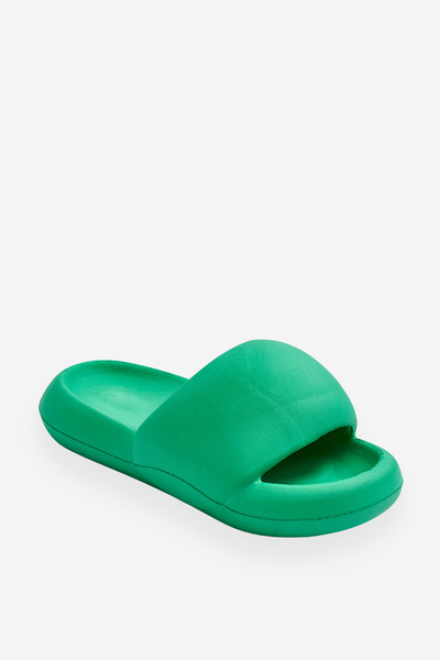 Női könnyű hab platform papucs zöld Milton