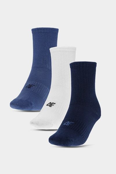 Șosete Băieți 4F 3-PACHET 4FJWAW23USOCM233-90S Multicolor
