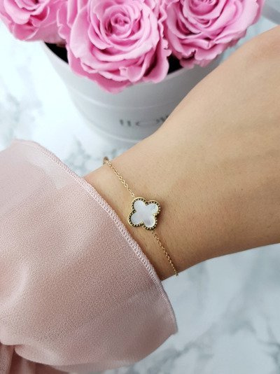 Bracelet Chaîne Femme Fleur Or Selene
