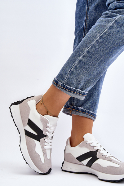 Chaussures de sport grises pour femmes Chloette