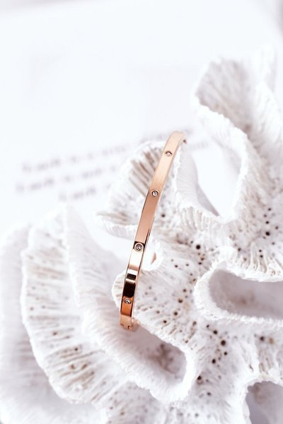 Strass-Armband Rose Gold