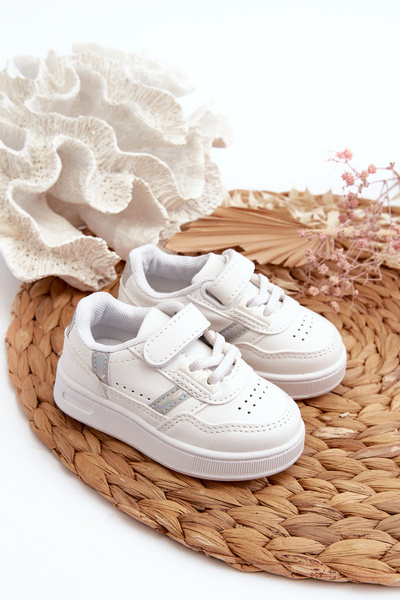 Chaussures de sport blanches classiques pour enfants Marlin