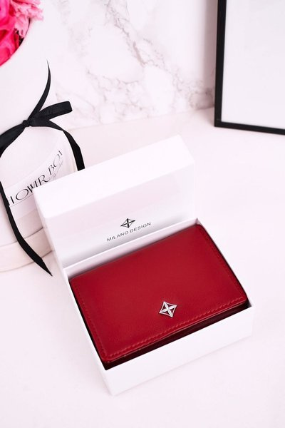 Portofelul mic pentru femei Horseshoe Milano Red