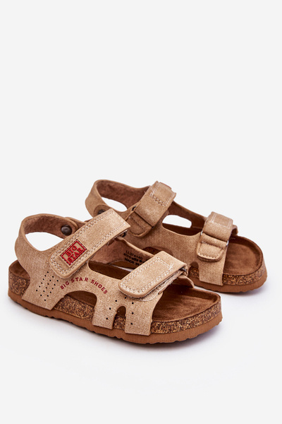 Sandale Velcro pentru copii Big Star LL374140 Beige