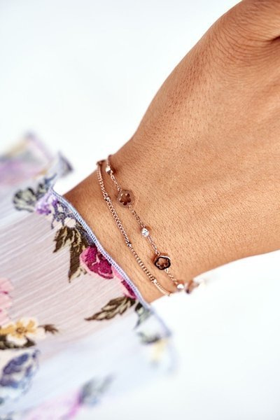 Női karkötő Celebrity Pink Gold Clover