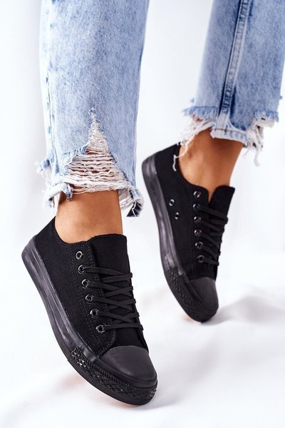 Baskets classiques pour femmes noires Omerta