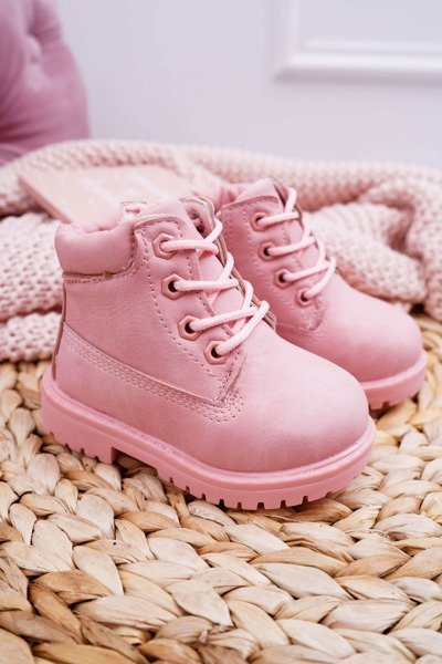 Kinder Trappers Booties Puderrosa Dexter