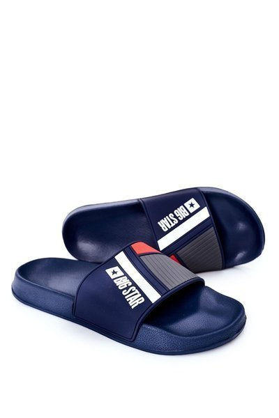 Papuci pentru bărbați Big Star HH174837 Navy Blue