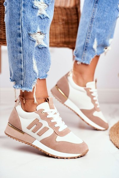 Chaussures de sport pour femmes, baskets Beige Maddie