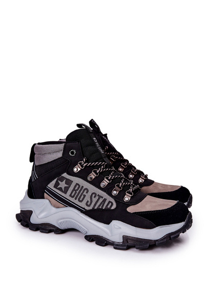 Men's Trekking Boots Big Star II174203 Black Grey