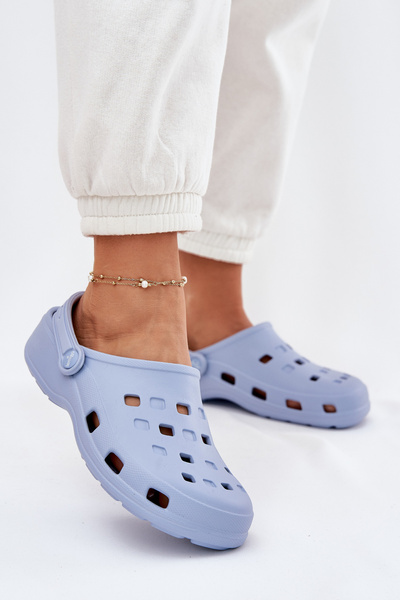 Damen Schaum Slipper LEMIGO 806 Blau