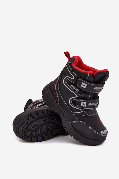 Isolierte Kinder Schneestiefel Traper Big Star OO374049 Schwarz