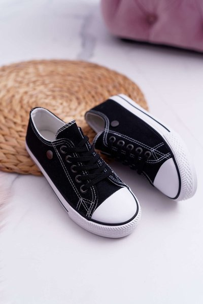 Juvenile Sneakers Frauen Schuhe Schwarz Justika