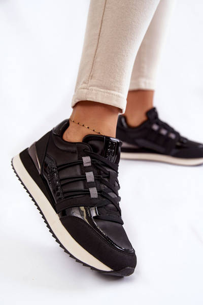 Women's Fashionable Sport Shoes Big Star KK274110 Black