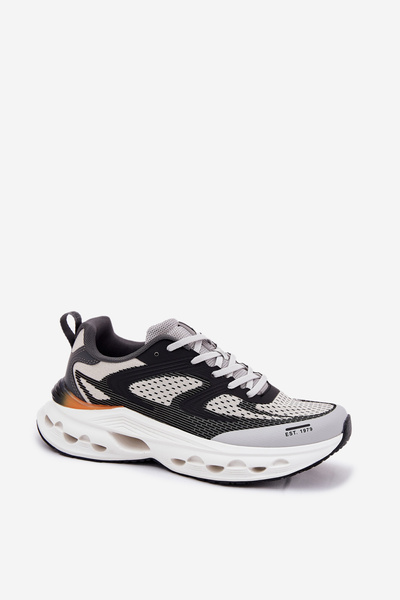 Chaussures De Sport Pour Hommes Sur Plateforme Big Star RR174023 Hi-Poly System Grises