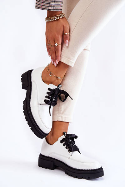 Chaussures en cuir pour femmes La.Fi 210004W-PU Blanc