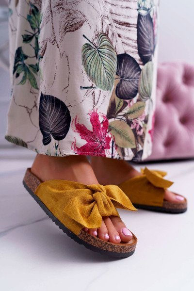 Femei Cocard Cork Flip Flops Yellow Randy