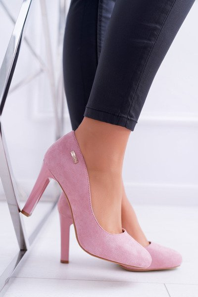 Escarpins femme en daim rose Stiletto Sergio Leone Campbell