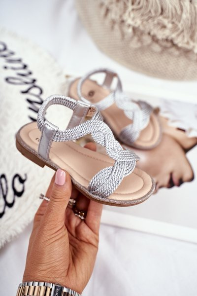 Vaikiški sandalai Silver Lamado
