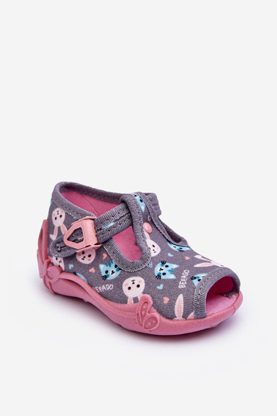 Chaussons Lapin Befado 213P139 Gris-Rose