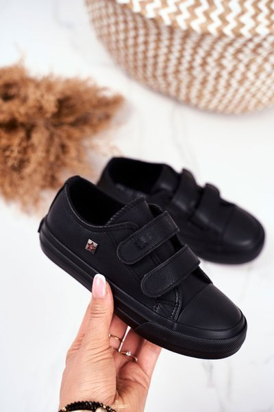 Big Star Kinder Klettverschluss Turnschuhe Schwarz GG374009