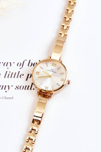 Madingas laikrodis su kubiniu cirkoniu Giorgio ir Dario Gold