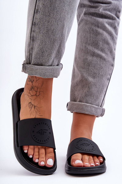 Women's Sporty Slippers 4F 4FSS23FFLIF069-72S Black