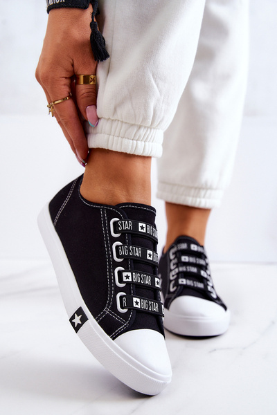 Adidași pentru femei cu stele mari HH274098 Negru